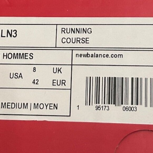 Men's New Balance Running Course Shoes in Navy with White Sole - Picture 7 of 8